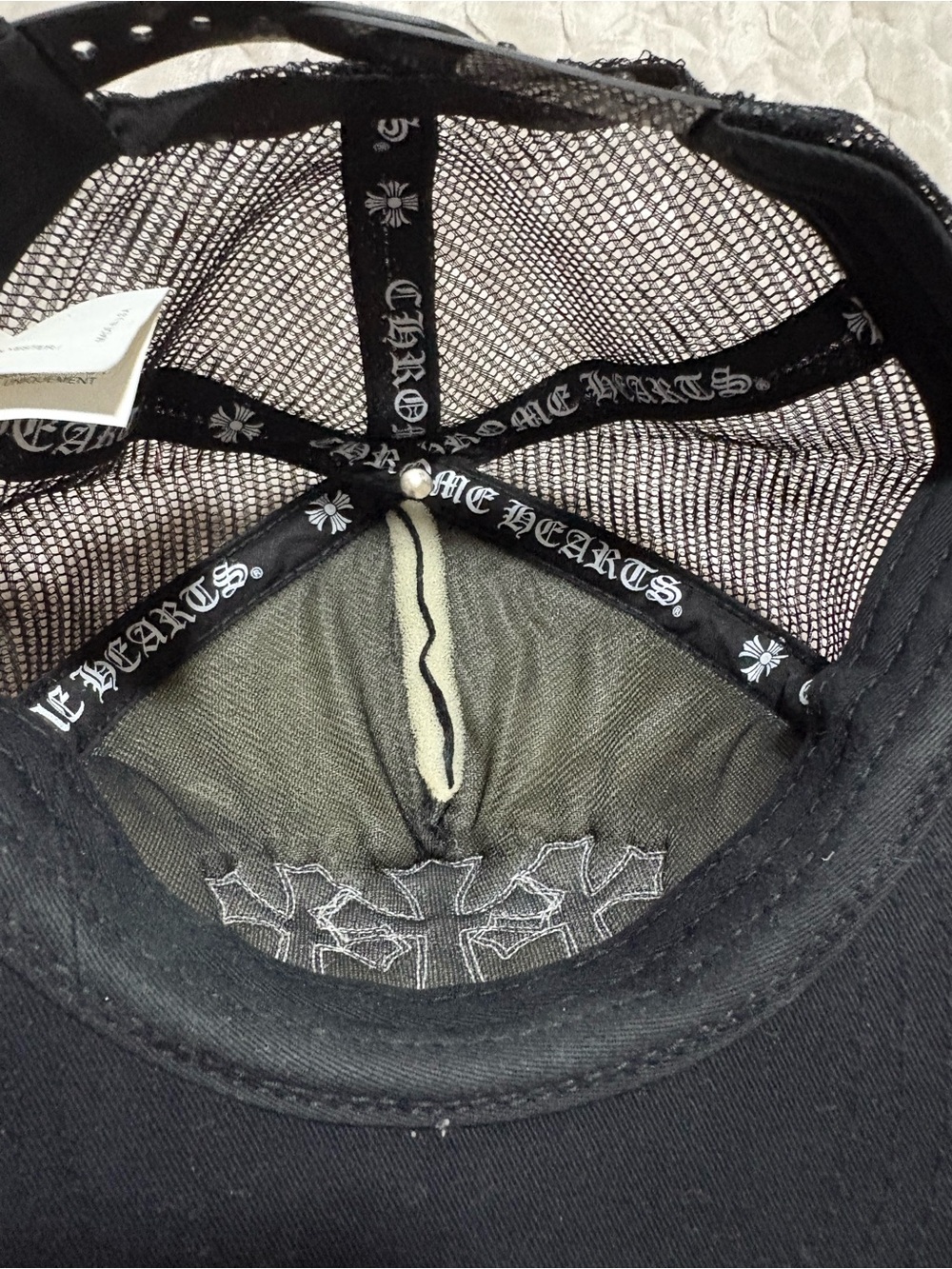 USED Chrome Hearts Cemetery Trucker Hat - Picture 6 of 9
